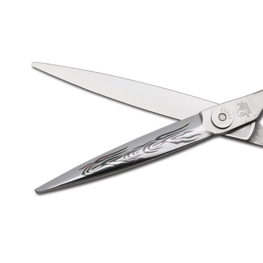 ZEBRA斑马 剪刀 E68048 锋利/修饰剪/ 大切口/ 平剪/直剪/大干剪/大滑剪/纹理/单侧柄/6.8寸 商品图2