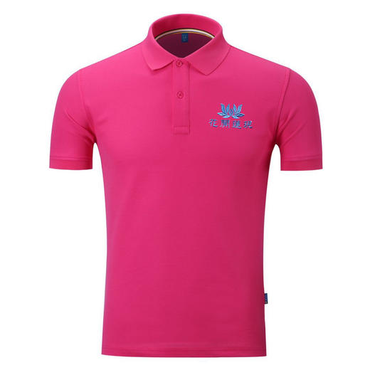 纯棉莲花刺绣T恤 商品图0