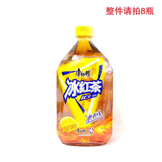 康师傅冰红茶柠檬味茶饮料1L 商品图0