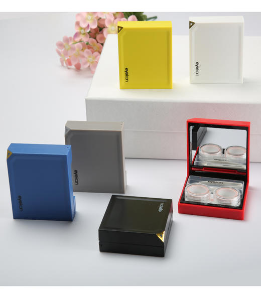 凯达1821隐形眼镜盒美瞳盒子净面简单款伴侣盒批发 商品图5