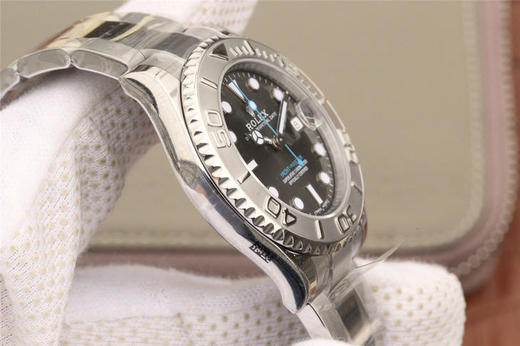 AR劳力士游艇名士型268622 中性女士款新款手表，瑞士2824自动机械,37毫米中性尺寸，更适合潮流休闲装女士或者精瘦优雅型男士 。904l不锈钢表壳 商品图5
