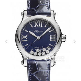 YF萧邦HAPPY SPORT MEDIUM AUTOMATIC系列 278559-3001 此款是肖邦旗下zui具代表性的腕表名为快乐钻系列zui有特色是夹层玻璃的七颗钻石 产生自旋 犹如舞蹈