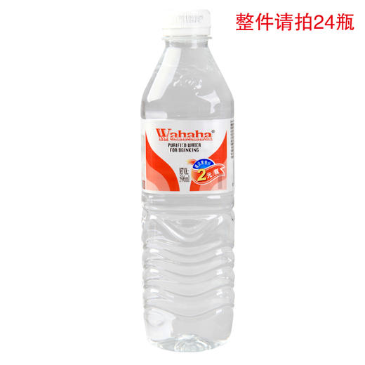 娃哈哈饮用纯净水596ml 商品图0