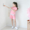 【女童】。夏季棉质百搭女童套装 T恤短裤套装 2色可选爆款儿童装 商品缩略图1