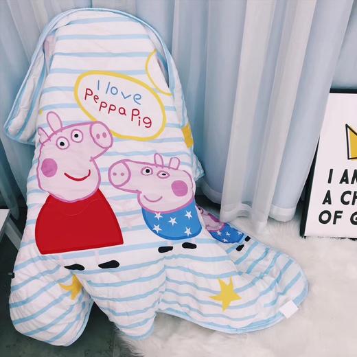 DL-586026402610柔软亲肤儿童佩奇夏凉被菠萝被纯棉TZW 商品图0