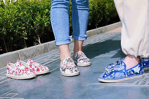 【买麻鞋，雅路人】防脚臭，春夏款雅路人手工千层底布鞋亚麻底民族风女鞋千层布鞋女1810-10W 商品图11