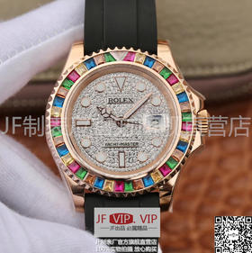 N劳力士游艇名士型系列116695SATS糖豆彩钻。2836瑞士自动机械机芯,40毫米直径,男士。欧洲订制版复刻版 2017年瑞士巴塞尔钟表展