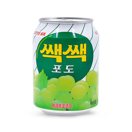【福利购】238ml乐天粒粒葡萄汁饮料 商品图0