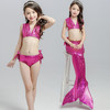 【泳装】儿童泳衣女童比基尼美人鱼分体三件套美人鱼泳衣外贸童装 商品缩略图0