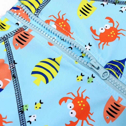 【儿童泳衣】男童泳衣卡通螃蟹 中小童儿童宝宝连体游泳衣 商品图2