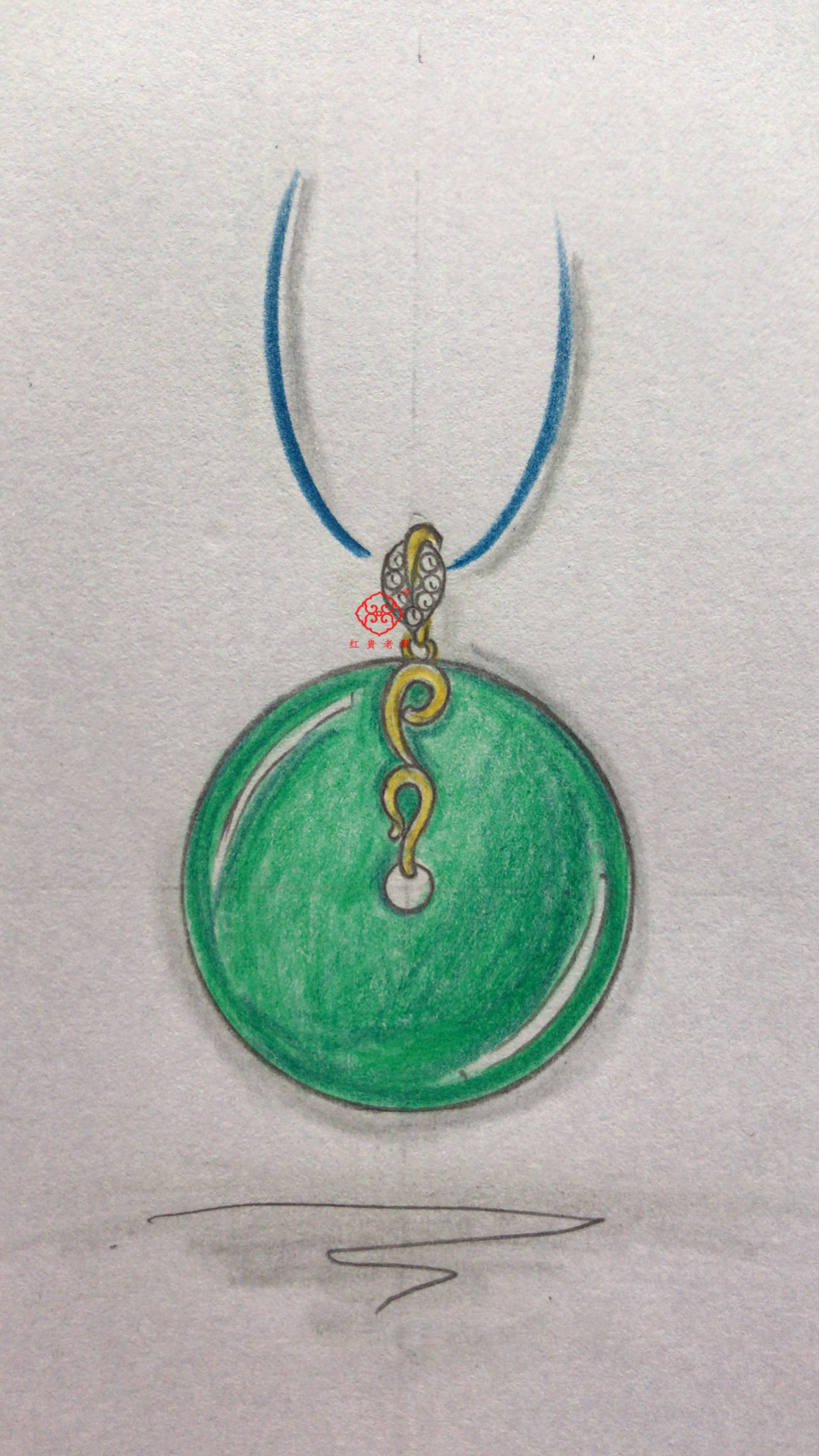 平安扣设计出炉了愉快愉快每一块平安扣都是唯一镶嵌18k玫瑰金和钻石