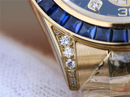 N劳力士116599RBow全新彩虹圈迪通拿Daytona升级版40mm男表。 1:升级圈口角度与宝石大小颜色，缎纹字面更加富有光泽，能与原装保持 商品图6