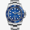 N劳力士SUB潜航者系列116619LB蓝水鬼蓝鬼v11版，表壳表带镀750铂金，表壳背面四个角钢印和正品一模一样（贵金属750标、瑞士750纯度标、日内瓦狗头标、劳力士LOGO标） 商品缩略图0