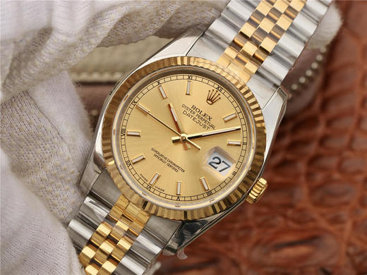 AR劳力士日志型腕表副本的十年精华，并行代购版DATEJUST， 年间所有副本的不足和缺陷，搭载3135机并搭配正品代购包装 商品图3