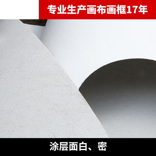 幅宽353cm中盛画材 5136化纤涂层成品油画布  装饰画用喷绘布批 商品图1