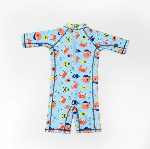【儿童泳衣】男童泳衣卡通螃蟹 中小童儿童宝宝连体游泳衣 商品图6