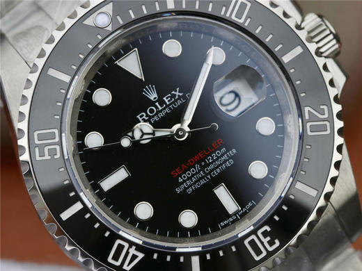 N劳力士v9版海使型126600（单红新小鬼王），原版3235机械自动机芯，904L精钢，直径43mm，振频：28,800每小时振荡次数 商品图4