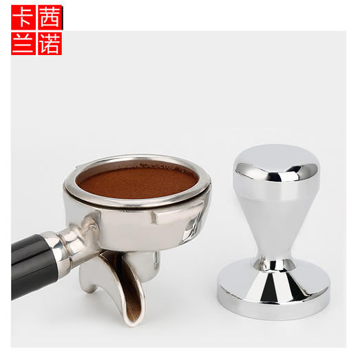 不锈钢压粉器一体实心压粉锤57.5mm意式半自动咖啡机手柄填压器 商品图4