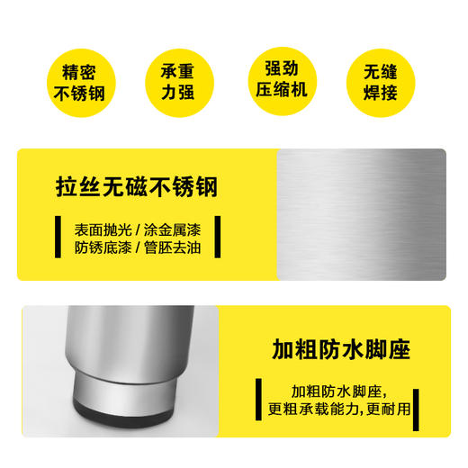 不锈钢水吧台商用全套设备工作台奶茶店吧台桌冷藏保鲜冰箱冰冻柜 商品图4