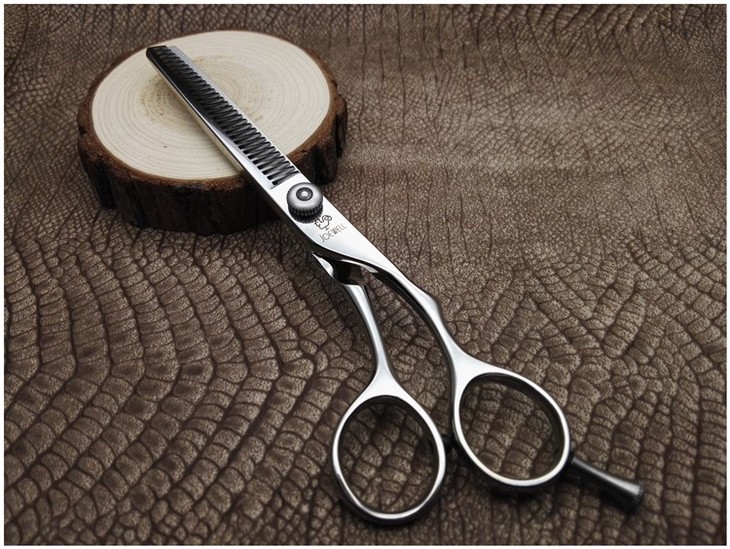 joewell井上鸡牌e30fc剪刀牙剪调量剪打薄剪去发量1530根齿正刃56寸