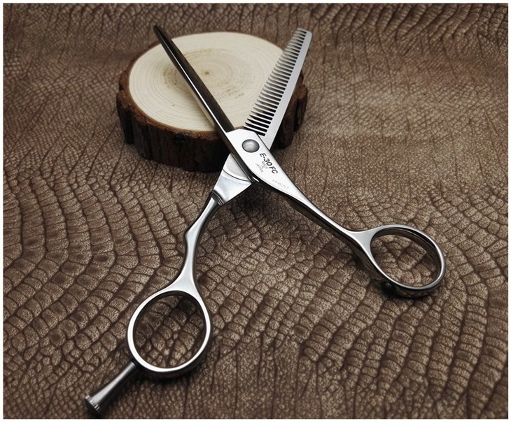 joewell井上鸡牌e30fc剪刀牙剪调量剪打薄剪去发量1530根齿正刃56寸