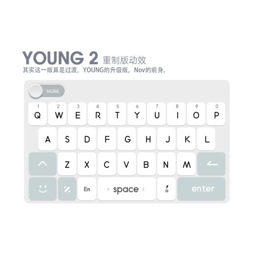 YOUNG2 No Lables 去标签动效升级版简元素，百度输入法 / 安卓适用 商品图0