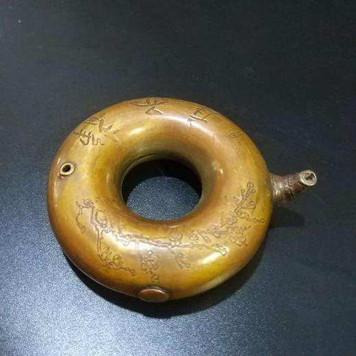 纯铜圆形文房砚滴 商品图2