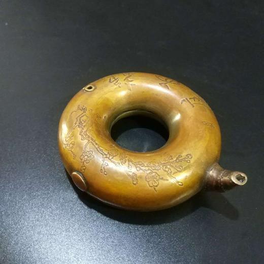 纯铜圆形文房砚滴 商品图3