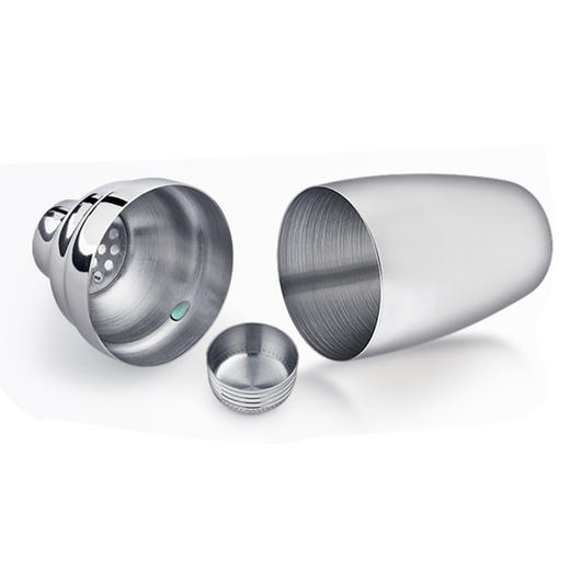 不锈钢调酒器鸡尾酒摇酒壶调酒壶奶茶店奶茶工具雪克杯550ml包邮 商品图4