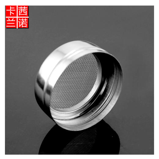 撒粉罐304不锈钢带盖可可粉咖啡撒粉筒 撒粉器精细网纱式桶调味瓶 商品图2