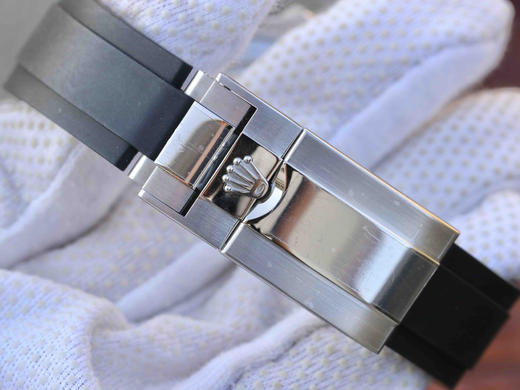 AR劳力士YM游艇YACHT-MASTER＂116655＂(游艇)系列，搭载订制版3135机芯.AR版的胶带做出了与正品一致的内含钢片的技术与质感.能与正品通用互换 商品图6