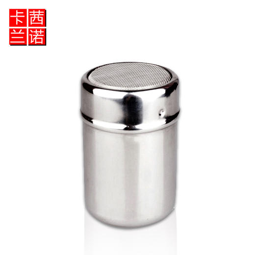 撒粉罐304不锈钢带盖可可粉咖啡撒粉筒 撒粉器精细网纱式桶调味瓶 商品图4