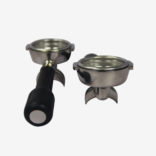 卡茜兰诺意式咖啡机不锈钢无底手柄58mm单头滤网咖啡机把手配件 商品图1