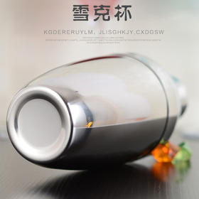 不锈钢调酒器鸡尾酒摇酒壶调酒壶奶茶店奶茶工具雪克杯550ml包邮