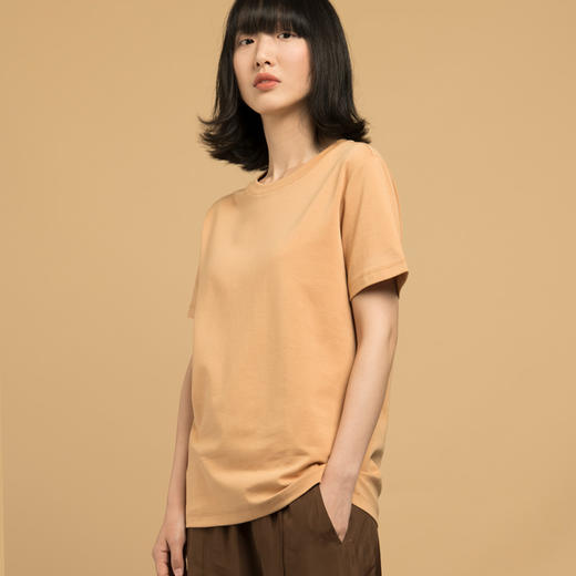 女士经典款新疆长绒棉60支圆多色彩T恤 商品图6