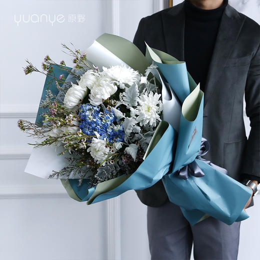 清明节扫墓上坟祭祀鲜花菊花 商品图0