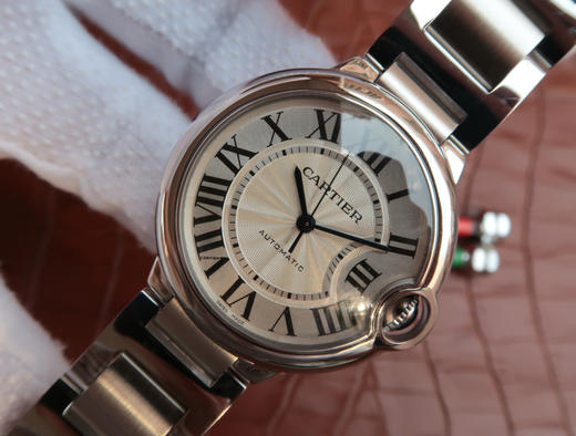 V6卡地亚蓝气球系列W6920046，36.6mm直径中性手表，女士手表，精钢表带，密底 商品图5