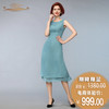 【特惠】YIQU丨“东方韵律”双层背心裙（湖蓝）PT 商品缩略图0