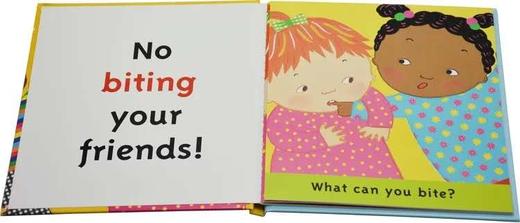 Good Manners 精装翻翻书 宝宝礼仪英文原版绘本 Karen Katz 盒装卡伦卡茨 No Hitting biting excuse me I Can Share 社交生活习惯礼貌书 商品图1