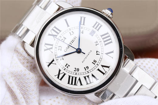 ZF卡地亚 Cartier（伦敦系列）W670101chao薄经典款。正品原装开模，釆用9015机芯。SOLO系列腕表完美保留其经典的优雅与卡地亚特征 商品图3