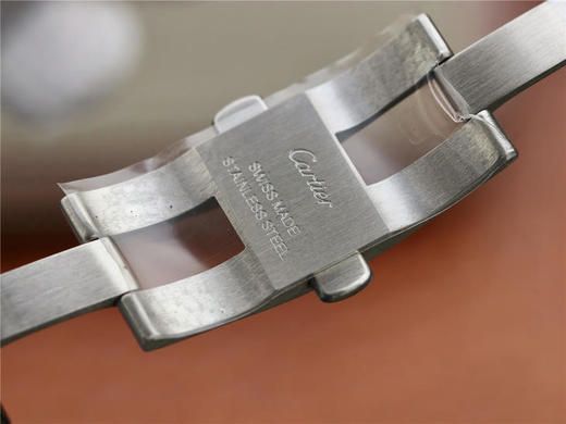 CR卡地亚蓝气球系列大号间金42mm男士腕表，自动机械机芯，精钢表带，密底。 商品图5