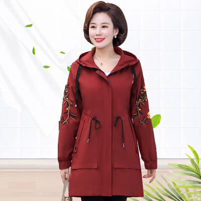 YL 8002 春秋休闲外套大码刺绣2019新款 商品图1