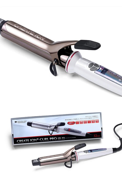 CREATE ION创离子宫村浩气负离子卷发器电卷发棒钛灰系列26号 32号 38号 钛灰/进口/ 商品图3