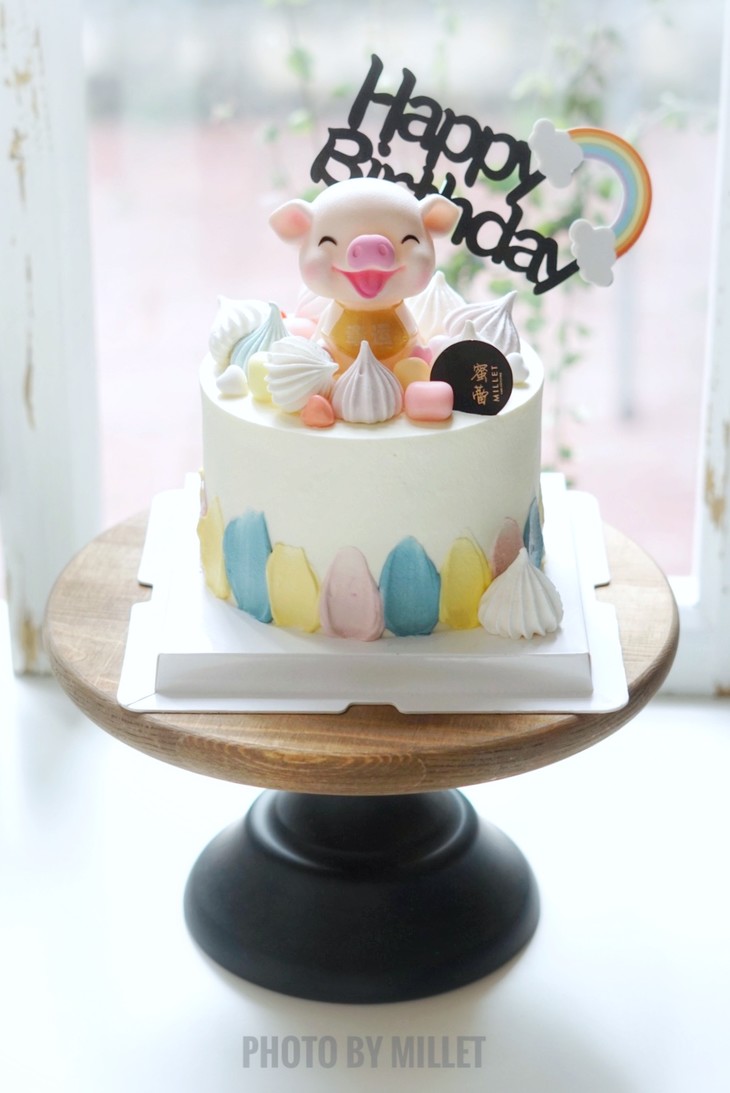 可爱猪猪蛋糕pigcake没有公仔