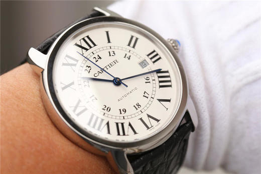 ZF卡地亚 Cartier（伦敦系列）W670101 经典款。正品原装开模，釆用9015机芯。SOLO系列腕表完美保留其经典的优雅与卡地亚特征 商品图6