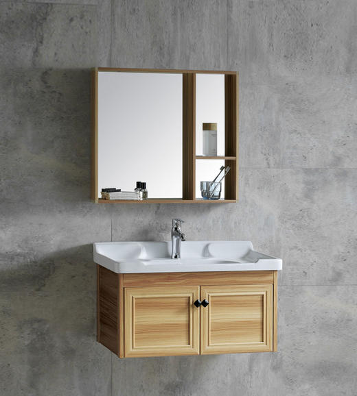 浴室柜 805B-80CM 碳纤维 商品图0