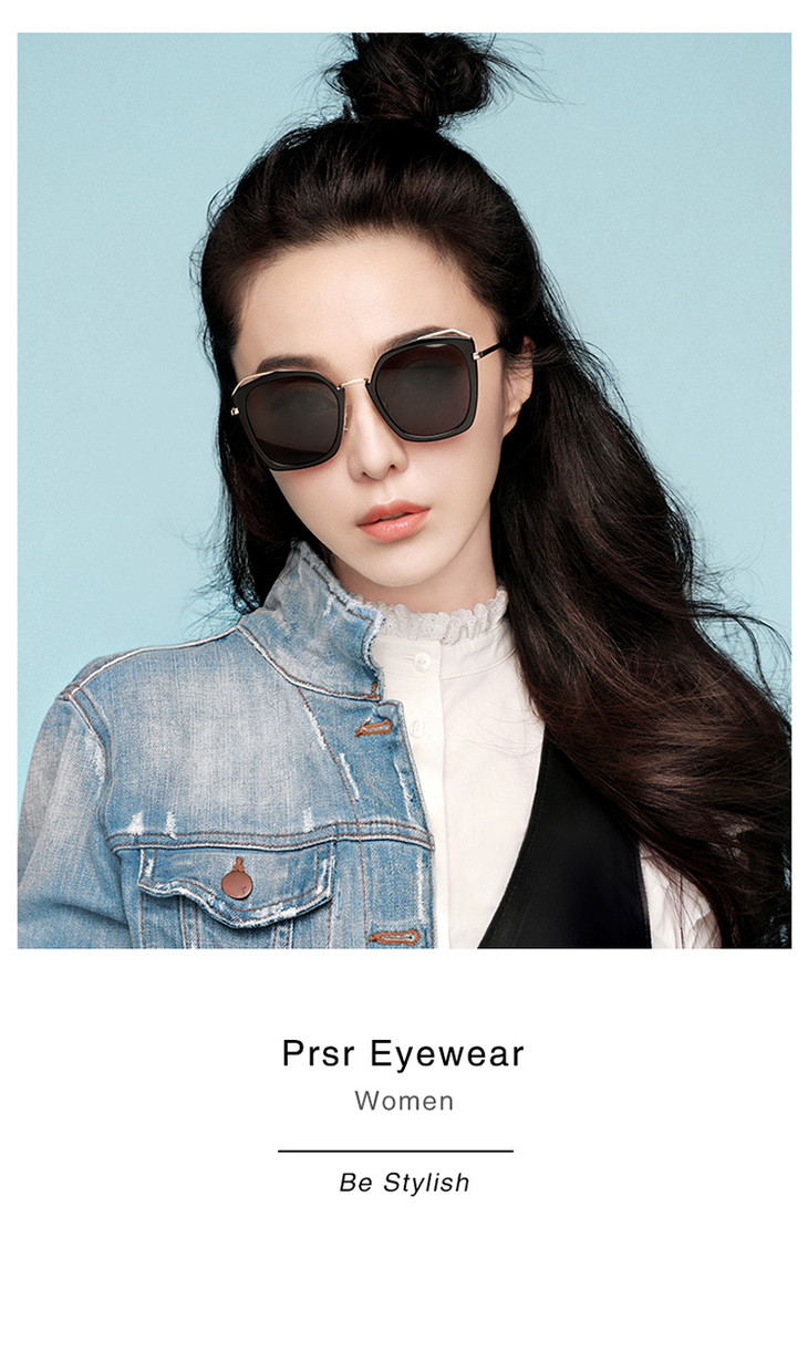 帕莎prsr太阳镜女新款偏光墨镜明星代言t60107