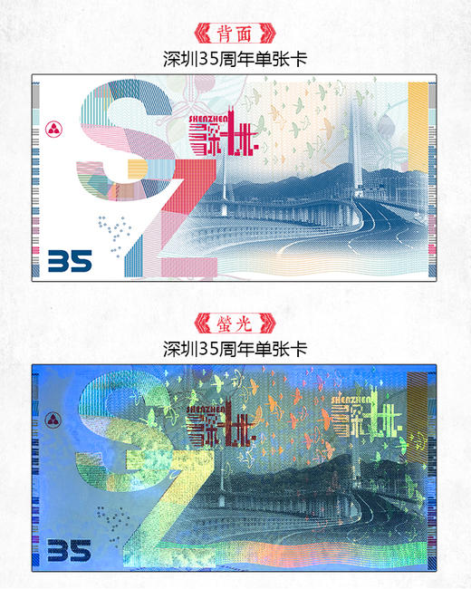 深圳特区成立35周年纪念券双联册 商品图0