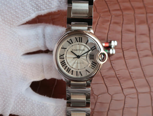 V6卡地亚蓝气球系列W6920046，36.6mm直径中性手表，女士手表，精钢表带，密底 商品图2