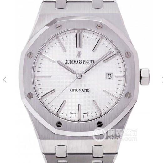 JF爱彼皇家橡树15400，自动机械机芯男士机芯:3120，精钢外壳，不锈钢和牛皮表带，背透！ 商品图0